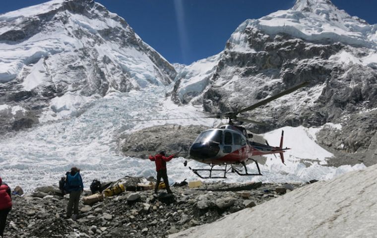 “There is only one summit and it would be practically impossible to create a separation between climbers on both sides,” Santa Bir Lama said.