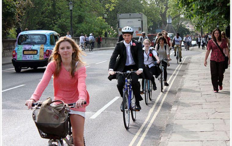 Commuters who use their bicycles regularly agree cycling saves time and the frustrating traffic jams. Most cities across the world have a separate cycling lane for bikers.