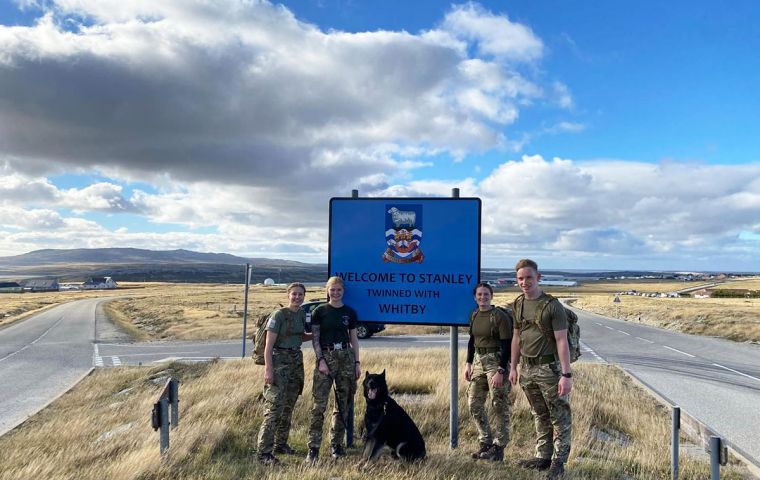 The team completed the challenge in 7 hours and 48 minutes, all while wearing a 20kg weighted rucksack. They raised £3,150, smashing the original goal of £250.