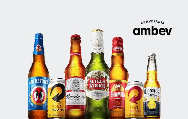 The brewery behind brands such as Brahma, Budweiser, Antarctica, Corona, Stella Artois and Skol has chosen not to sponsor this year's Copa America