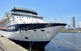 “Two guests sharing a stateroom onboard Celebrity Millennium tested positive for COVID-19 while conducting the required end-of-cruise testing,” Royal Caribbean said in a statement