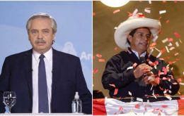 Fernández, Ortega, Lula and Arce have congratulated President-elect Castillo