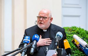 Cardinal Marx had told the pope he would step down amid the sexual abuse crisis that has plagued the Catholic Church in recent years. 