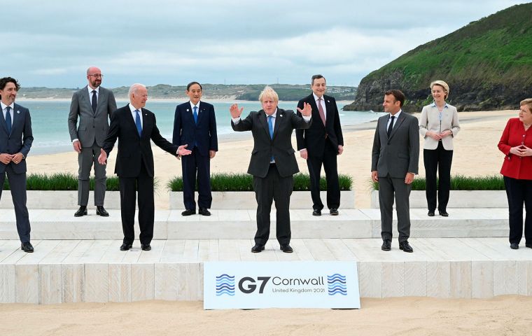 “The G-7 summit was an “extraordinarily collaborative and productive meeting,” said Biden
