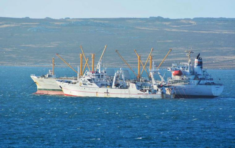 Enrique Cesar López Veiga titled his article “Storm in the Malvinas?” and recalls he was in charge of negotiating the  first fishing licenses with the Falklands 