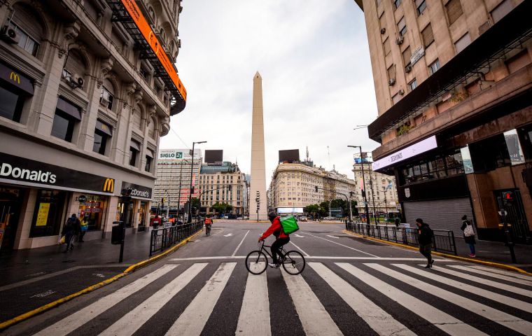 According to Bloomberg, Argentina now ranks below countries such as Iraq and Bangladesh in their paths back to prepandemic life.