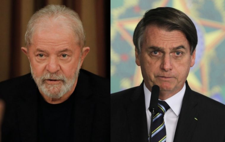 “They took Lula out of jail to make him president through fraud. This will not happen!” warned Bolsonaro