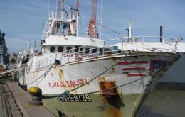 The Spanish trawler “Playa de Galicia”   