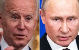 Putin knows he is in real trouble economically, “which makes him even more dangerous,” Biden said  
