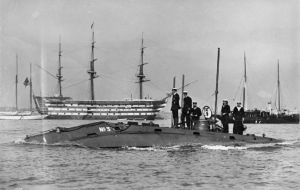 When the Royal Navy launched its first submarine in 1901, the Sea Lord said submarines were ‘underhand, unfair, and damned un-English’ 