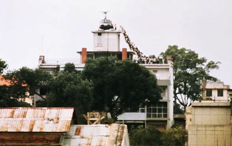 The final weeks in Vietnam before the helicopters started plucking Americans from the U.S. embassy roof in Saigon in 1975.