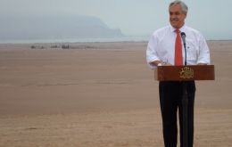“For the last thirteen years Chile has suffered the worst drought in its history. This silent seism has hit the whole country,” said Piñera