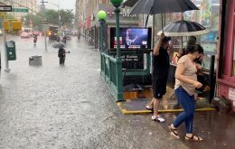 “We did not know that the heavens would literally open up and bring Niagara Falls level of water to the streets of New York,” said Hochul.