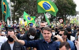 Bolsonaro will address the crowd in Brasilia on Tuesday morning and in Sao Paulo in the afternoon