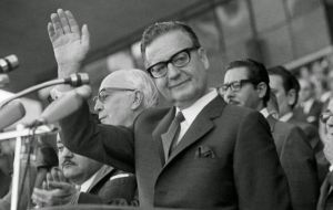 Salvador Allende was democratically elected in 1970  president of Chile as head of a coalition of left wing parties