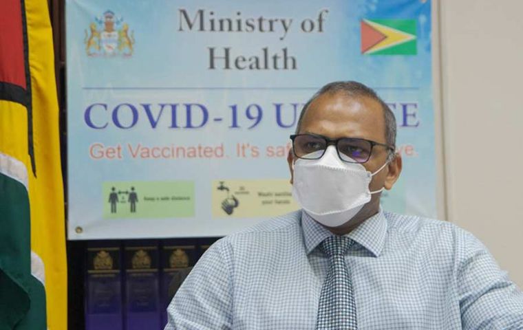 “Once people are vaccinated, environments will be safer,” Guyana's Health Minister Frank Anthony said