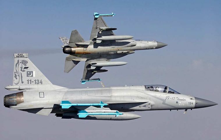 The builders say that the JF-17 can be used for multiple roles, including interception, ground attack, anti-ship, and aerial reconnaissance.