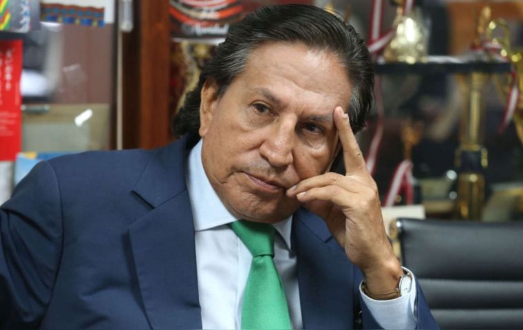 Toledo is one of the four former presidents of Peru involved in the Odebrecht corruption scandal