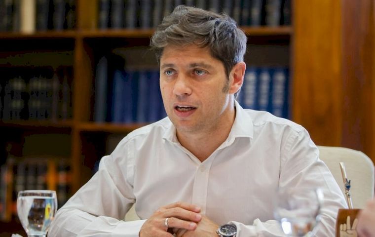 Kicillof supported the federal government's measures regarding meat exports