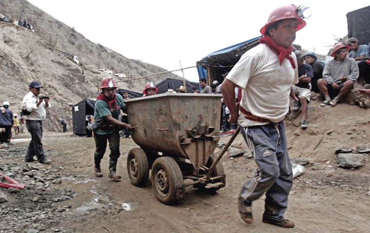 Bolivia is a global top 10 producer of zinc