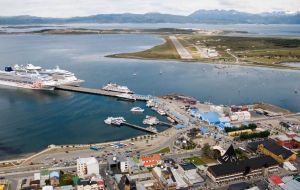 Ushuaia is disputing with neighbouring Punta Arenas in Chilean territory to become the logistics hub for Antarctic research