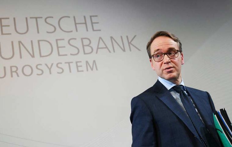 Weidmann said the Bundesbank had contributed with its analytical competence as well as its core convictions to the recently concluded review process