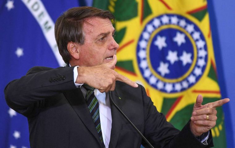 Bolsonaro Friday suggested rural Brazilians should buy guns. 