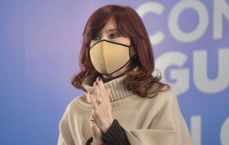 CFK is expected to fully resume her duties in three weeks