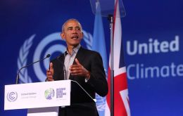 The world needs the US, Europe, China, India, Russia, Indonesia, South Africa and Brazil leading on climate actions, the former US leader said