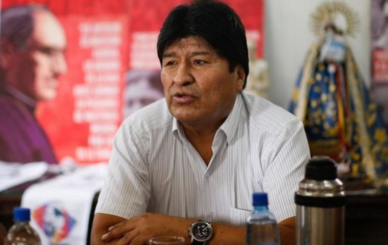 Morales is said to be seeking a way to the Pacific Ocean through Peruvian territory