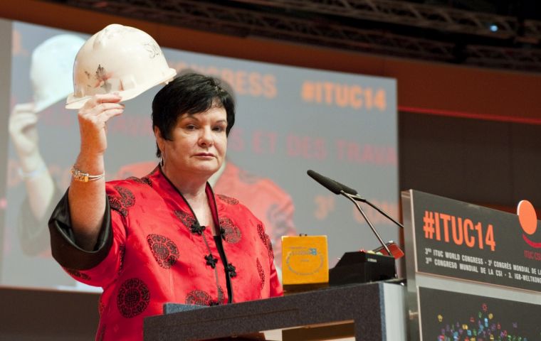 Sharan Burrow, ITUC chair said: “While the world has continued to grapple with the COVID-19 pandemic, women have endured a surge in domestic violence” in the world of work