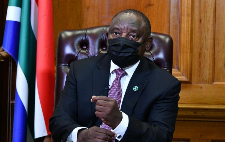 “The only thing the prohibition on travel will do is to further damage the economies of the affected countries,” Ramaphosa said 