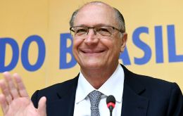 Alckmin said he planned to run again for governor of São Paulo but only discussed national politics with the press