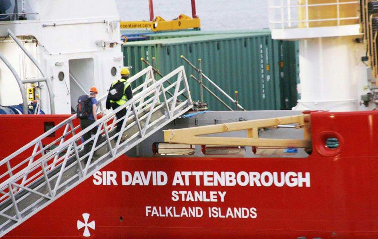 RRS Sir David Attenborough is one of the most advanced polar vessels in the world and provides a modern and multidisciplinary research platform  /Pic BAS)