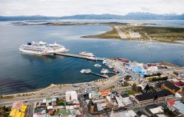 Busy days at the port of Ushuaia 