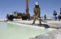 Argentina ranked 4th in lithium production back in 2019