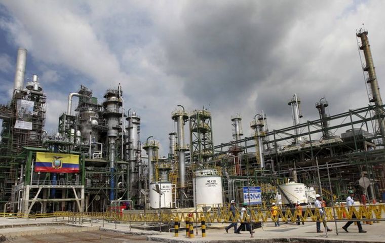 The measure allows Ecuador to temporarily suspend operations in its oil fields,