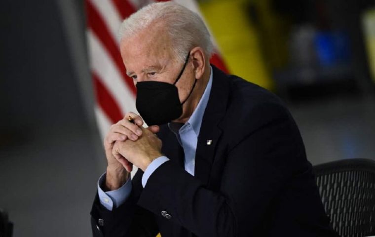 “If you're vaccinated and you have your booster shot, you're protected from severe illness and death,” Biden guaranteed