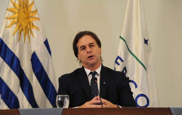 At the two previous summits, Presidents Bolsonaro and Abdo Benítez had joined Lacalle Pou in calling for Mercosur to modify its rules to make it more flexible.