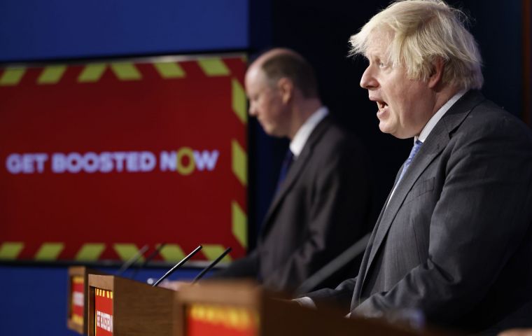 Johnson is said to have been warned by his own party he would face a no-confidence vote if he went on with restrictive measures