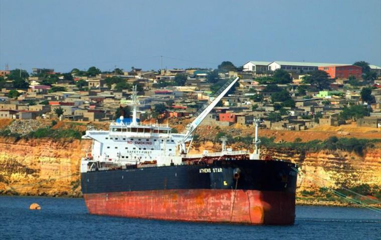 The Athens Star was also scheduled to deliver another cargo of 490,000 barrels 