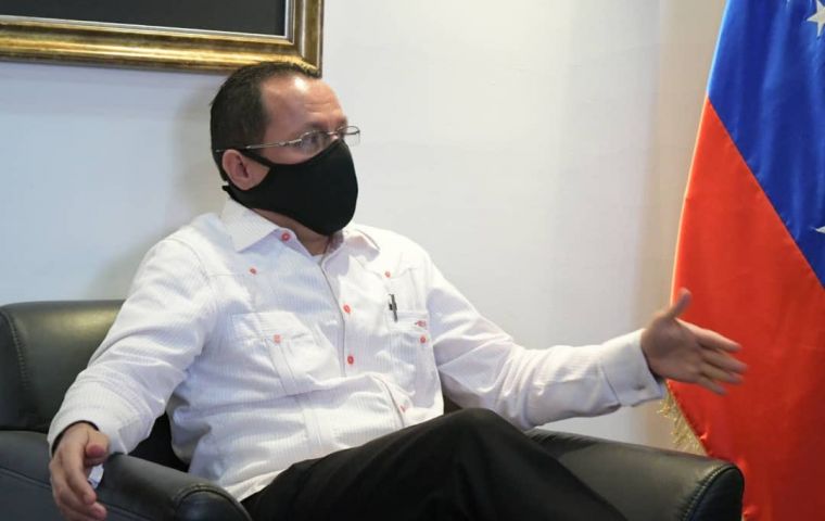 The other Venezuelan ambassador had been chosen by Juan Guaidó