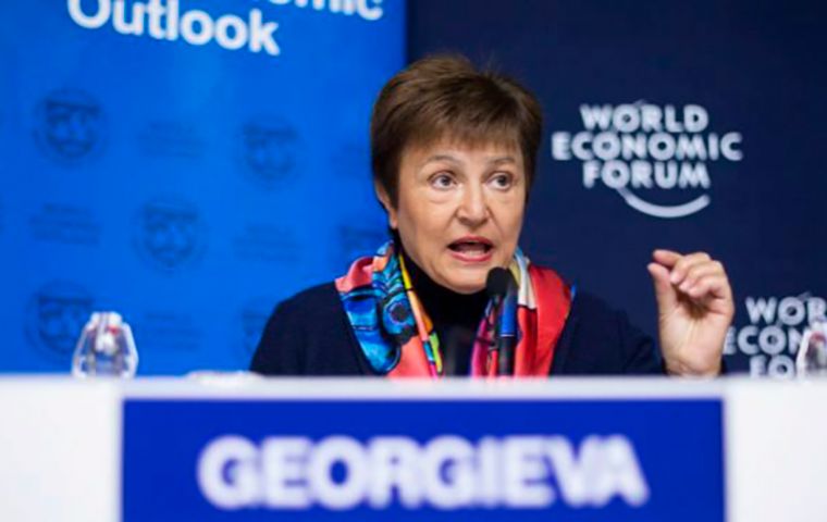 Speaking at the Davos Agenda virtual meeting last week Georgieva said higher US interest rates will make it more expensive for countries to service their debts