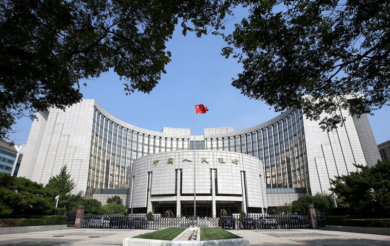 The People’s Bank of China, PBOC, cut the one year loan prime rate by ten basis points from 3.8% to 3.7%.