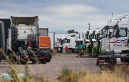 The conflict affected trucks from the entire region seeking to reach Chilean ports on the Pacific