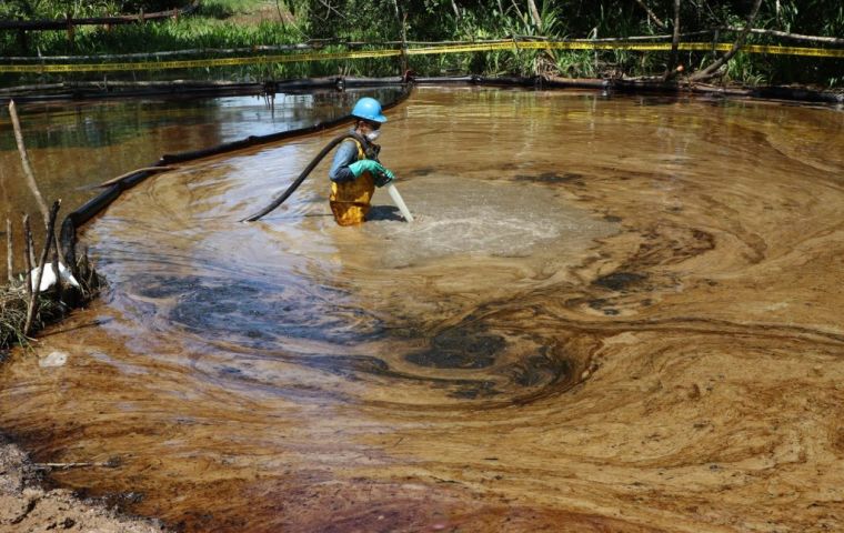 The oil has contaminated the water and food sources of hundreds of indigenous communities. 