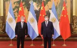 Fernández supported China's claim over Taiwan and in return Xi Jinping endorsed Argentina's stance regarding the Falkland Islands