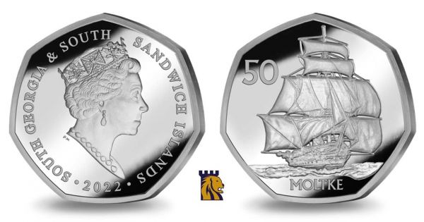 First steam powered vessel to visit South Georgia, 140 years ago, depicted in commemorative coins - Vimarsana News