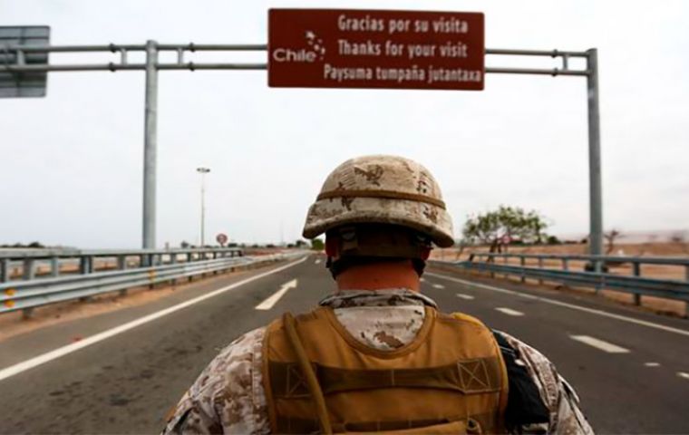 Interior Minister wants Chile s northern borders fully closed