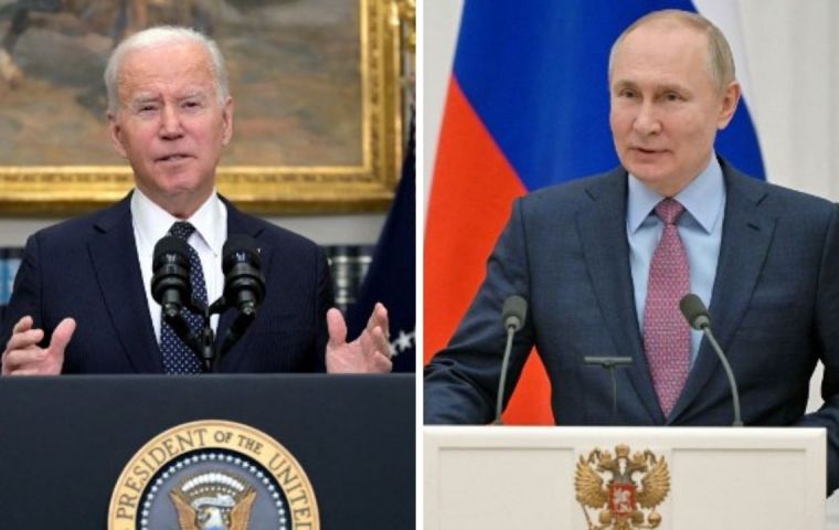 Meeting possible as long as Russia noes not attack Ukraine, Biden said